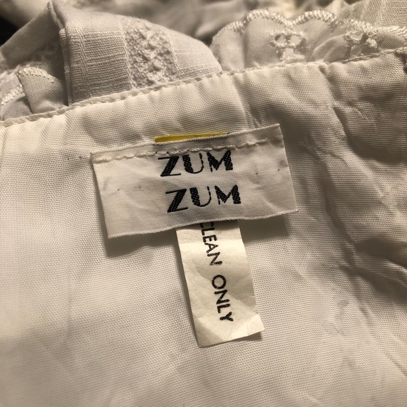 Vintage 70s zum zum gunne sax style white eyelet maxi sundress - Picture 7 of 12